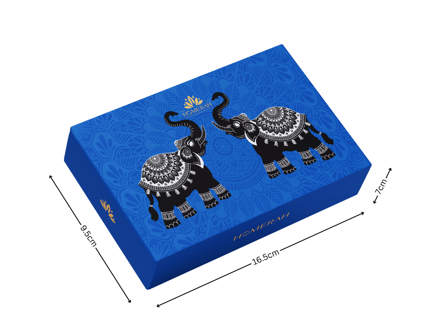 Homerah Mandala Gift Box - Set of 2 Scented Soy Wax Luxury Candles - ANANDA (Honey & Rose)