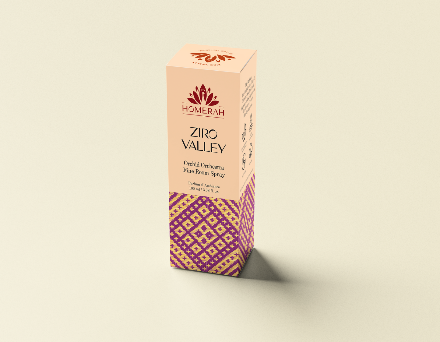 Homerah Luxury Room Spray (Parfum d' Ambiance) - Ziro Valley - Orchid Orchestra (100ml)