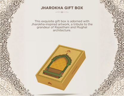 Homerah Regal Collection in Jharokha Gift Box - Set of 2 - Designer Stainless Steel Bottles x2