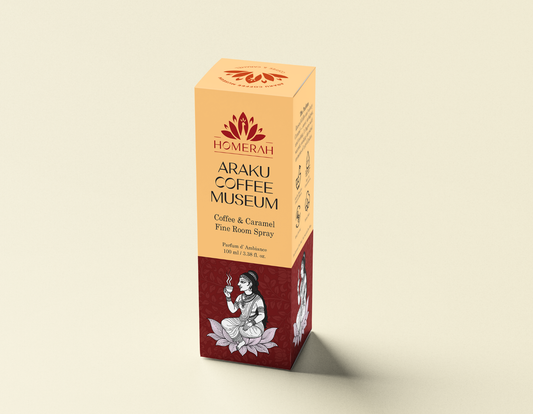 Homerah Luxury Room Spray (Parfum d' Ambiance) - Araku Coffee Museum - Coffee & Caramel (100ml)