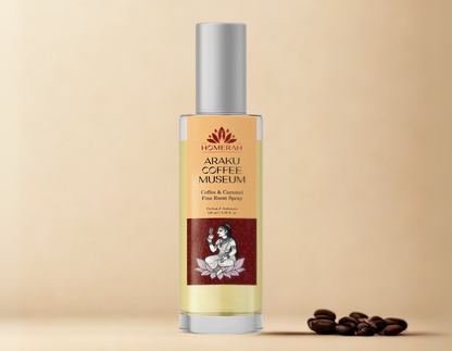 Homerah Luxury Room Spray (Parfum d' Ambiance) - Araku Coffee Museum - Coffee & Caramel (100ml)