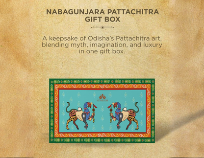Homerah Capital Cities of India Collection in Pattachitra Nabagunjara Exquisite Gift Box - Set of 4 Luxury Candles