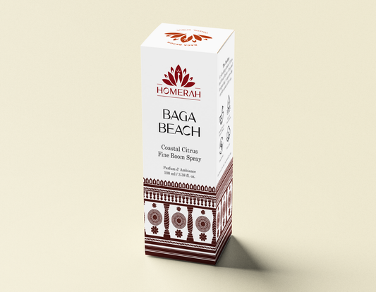 Homerah Luxury Room Spray (Parfum d' Ambiance) - Baga Beach - Coastal Citrus (100ml)