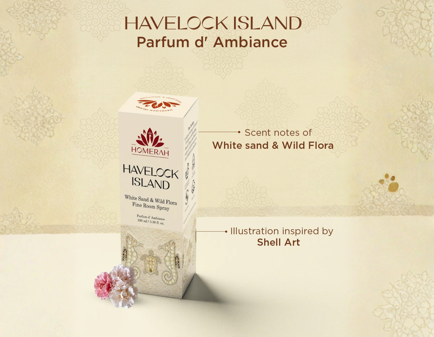 Homerah Luxury Room Spray - Havelock Island - White Sand & Wild Flora (100ml)