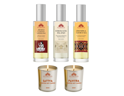 Homerah Whispers of India Collection In Tanjore Ram Setu Gift Box - Set of 5