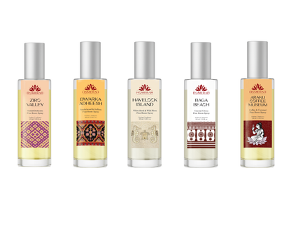 Homerah Five Treasure Collection in Pattachitra Nabagunjara Exquisite Gift Box - Set of 5 Fine Room Parfumes